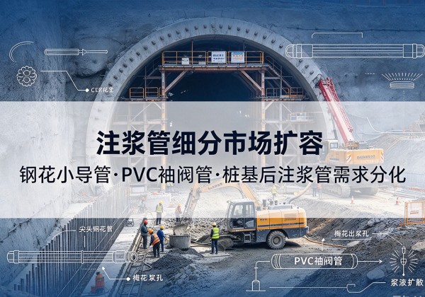 石景山区注浆管细分市场扩容，隧道钢花小导管、PVC 袖阀管、桩基后注浆管需求分化